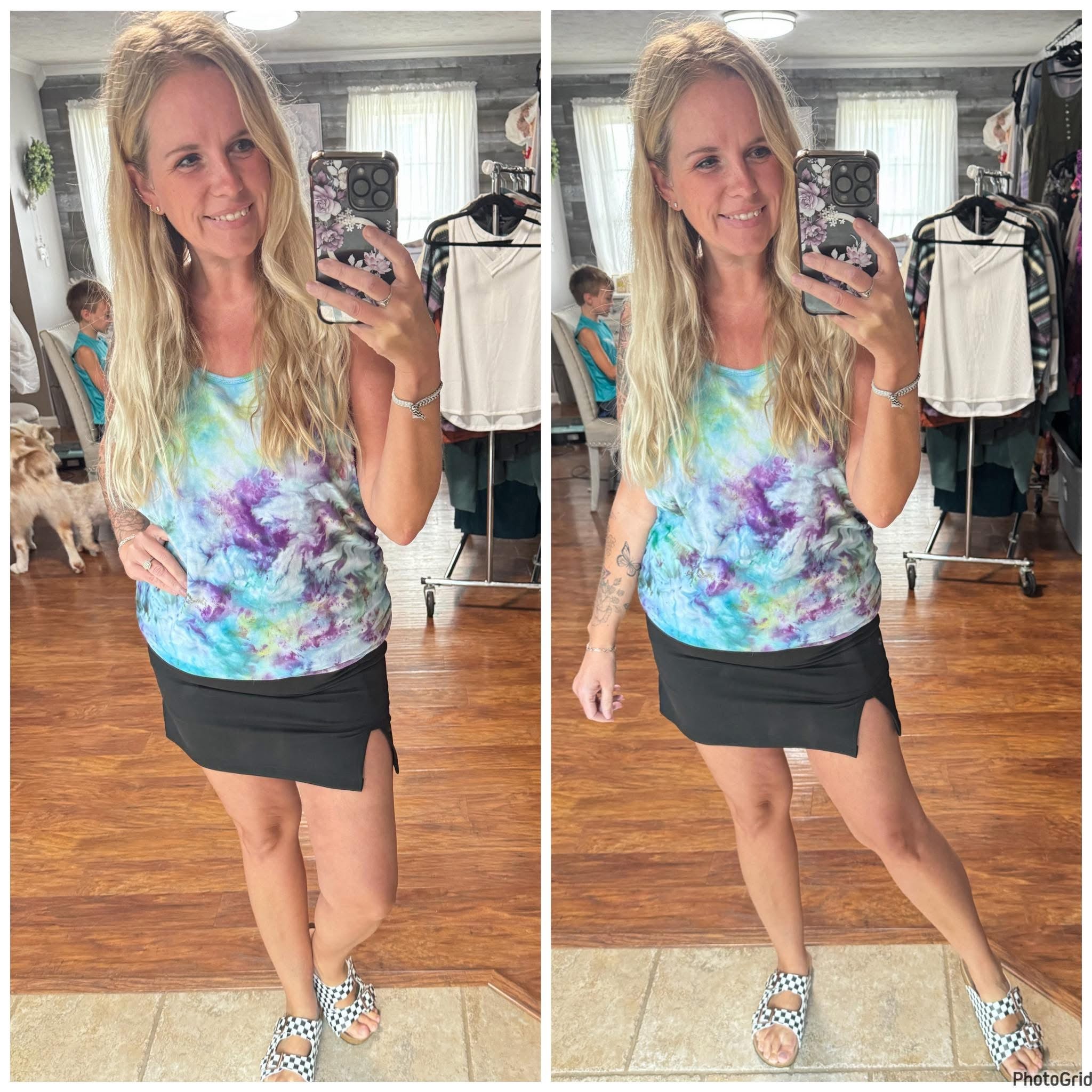 Savannah A-line skort.