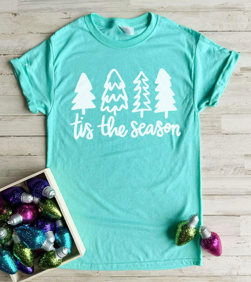 Tis the season mint tee. 3x