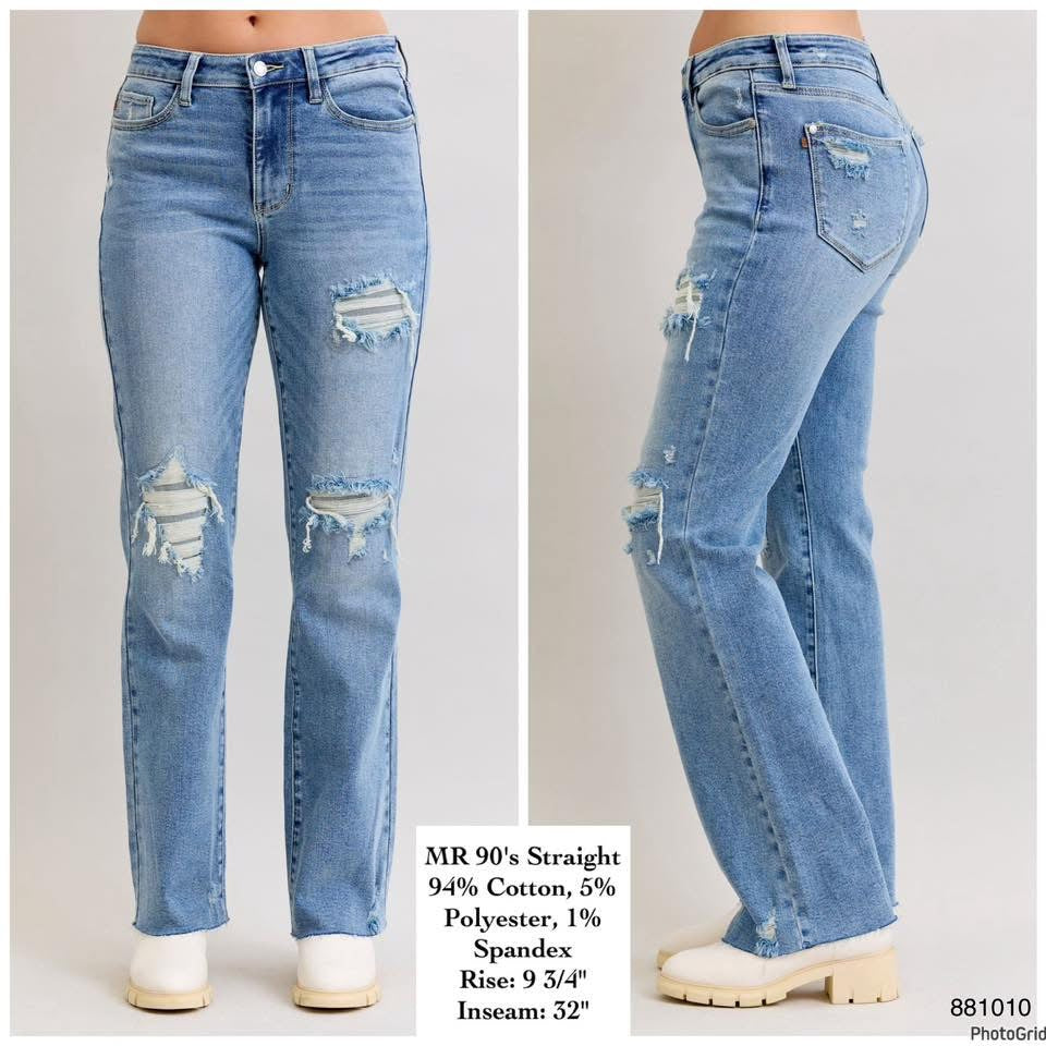 Judy Blue MR 90's Straight. 5/9/11