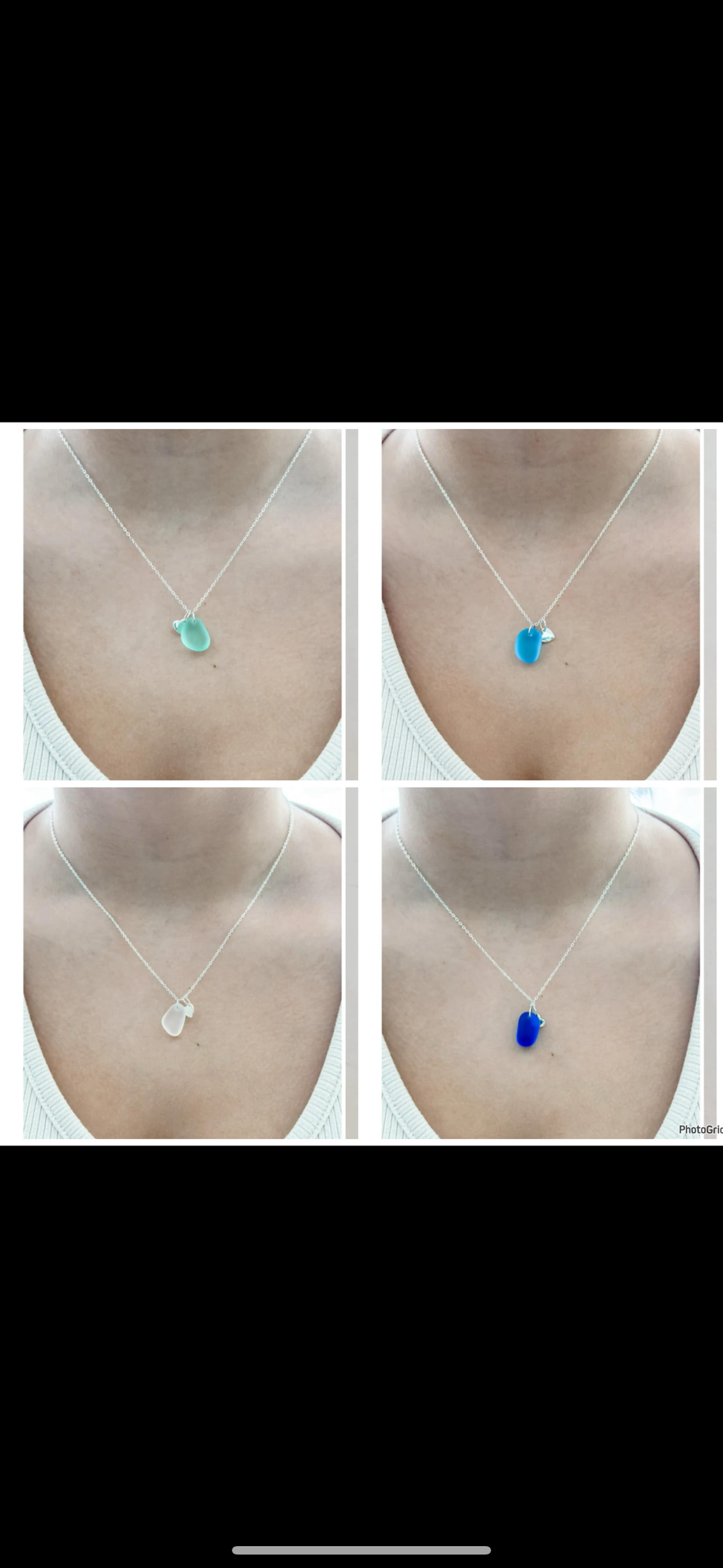 Seaglass necklace