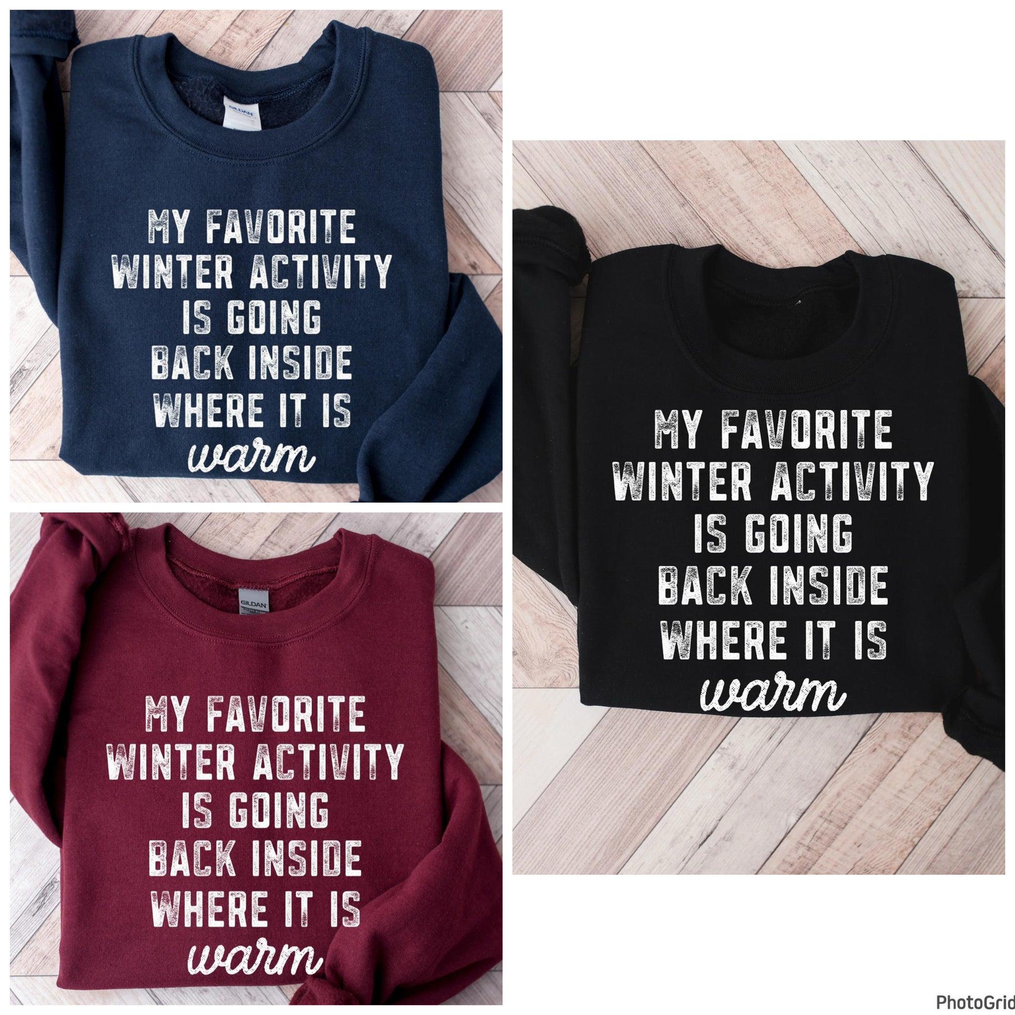My Favorite Winter Activity Sweatshirt