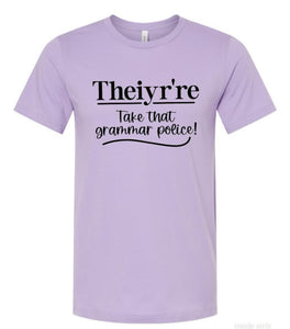 Grammer Police Tee