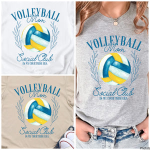 Volleyball Mom Social Club Tee