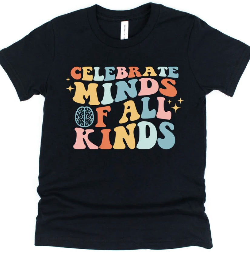 Celebrate Minds Of All Kinds Tee