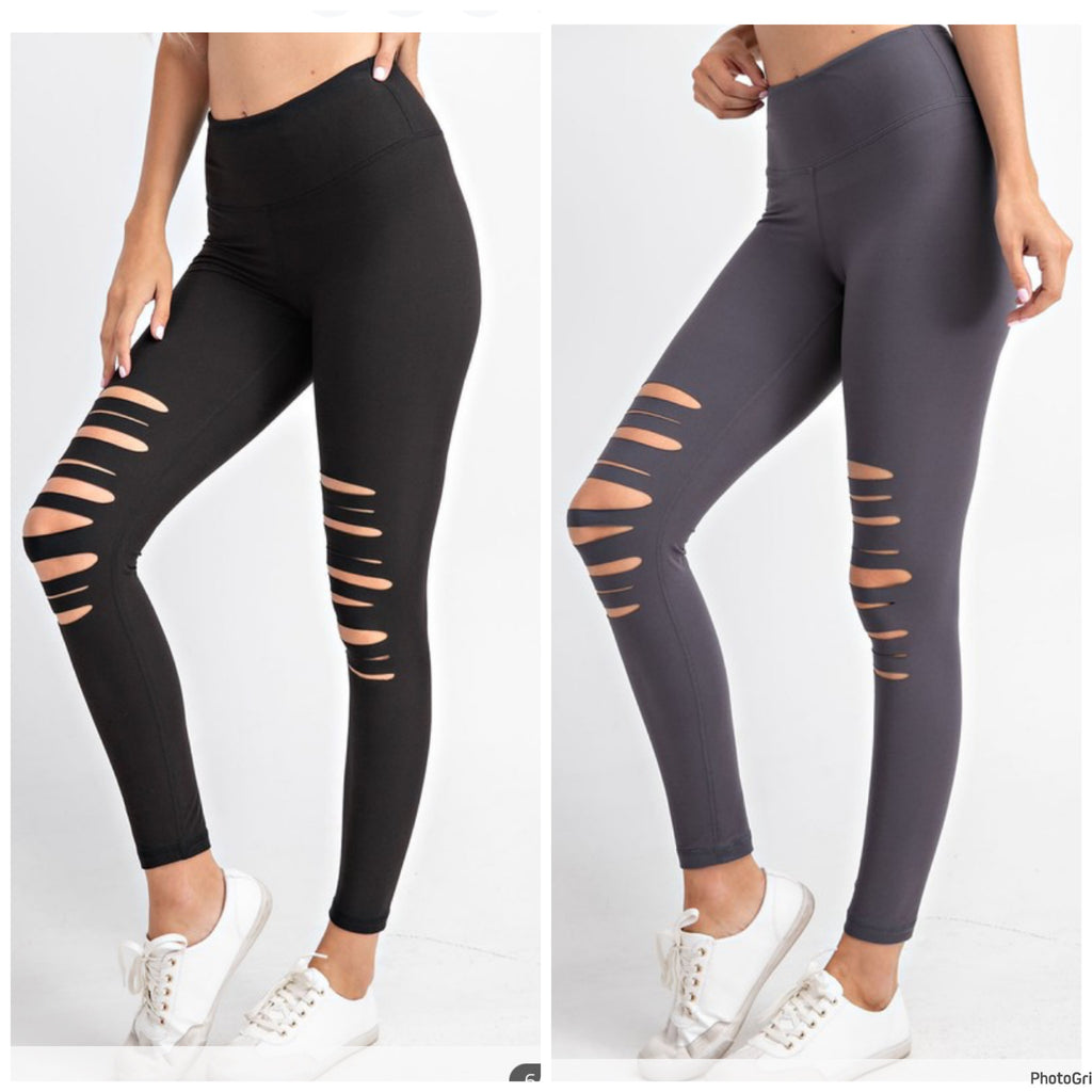 Laser Cut Leggings. 2x