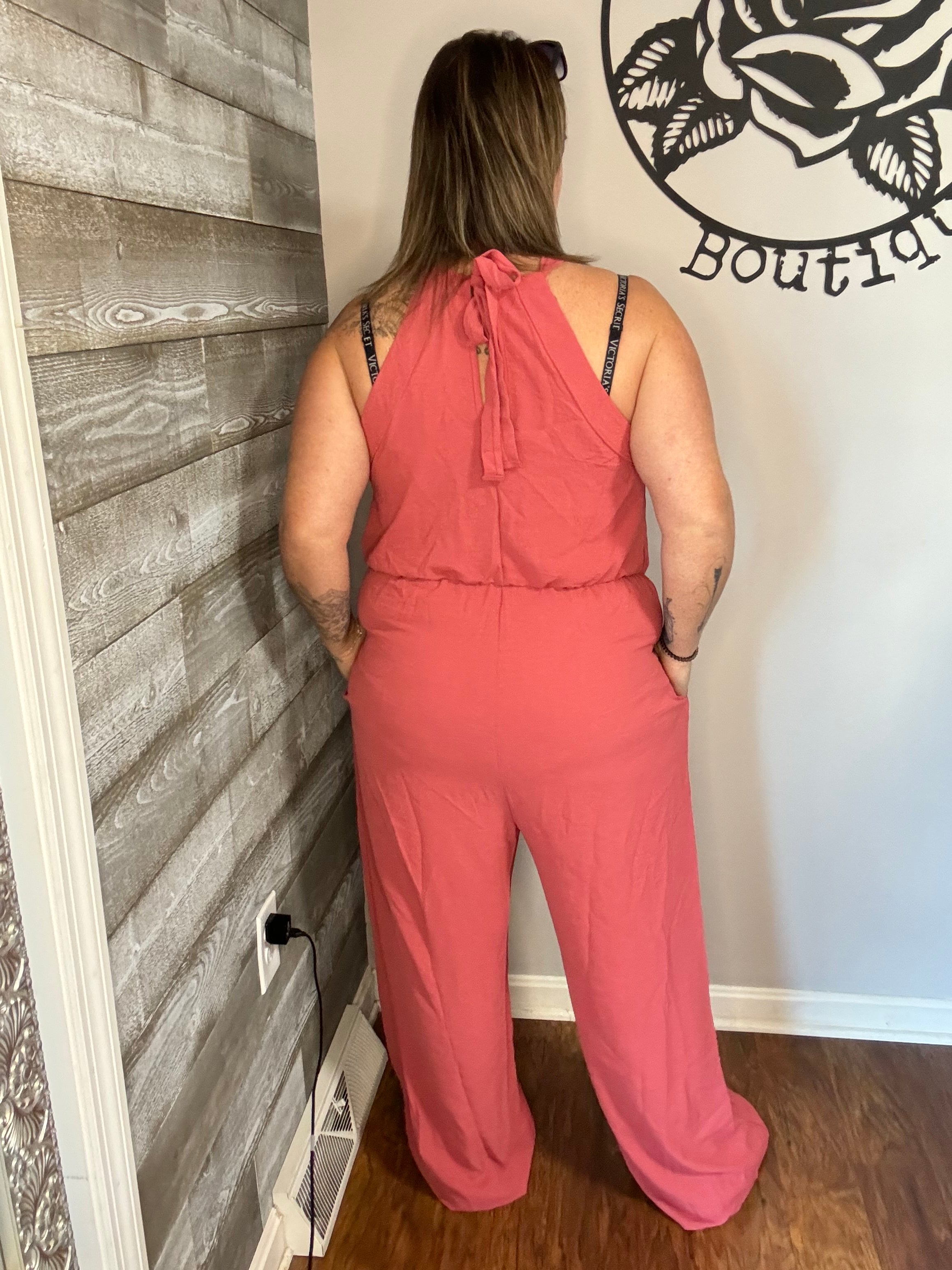 Terracotta Jumpsuit. 3x