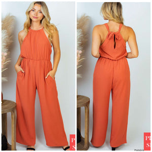 Terracotta Jumpsuit. 3x