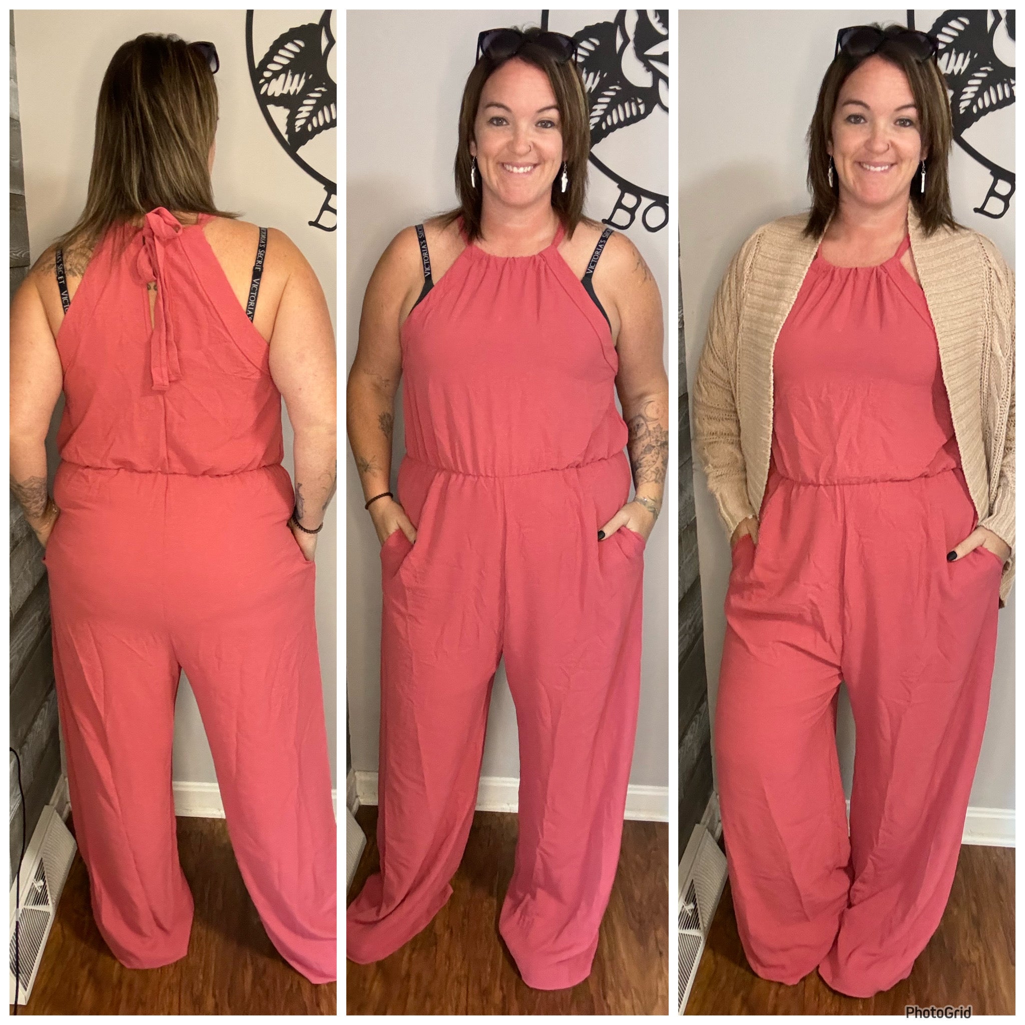 Terracotta Jumpsuit. 3x