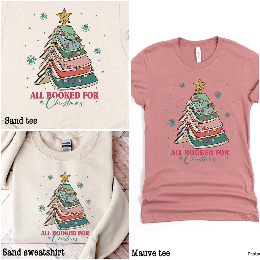 All Booked For Christmas Tee