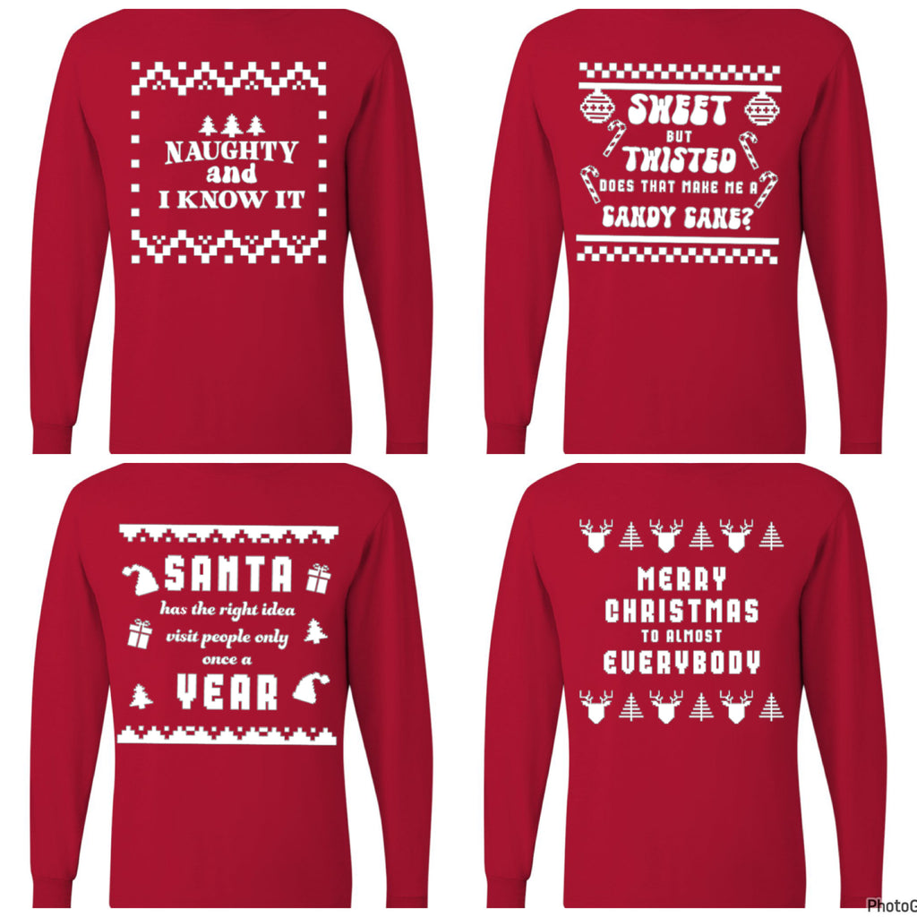 Christmas Sweater Long sleeve tee collection