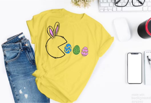 Pac Man Bunny Tee