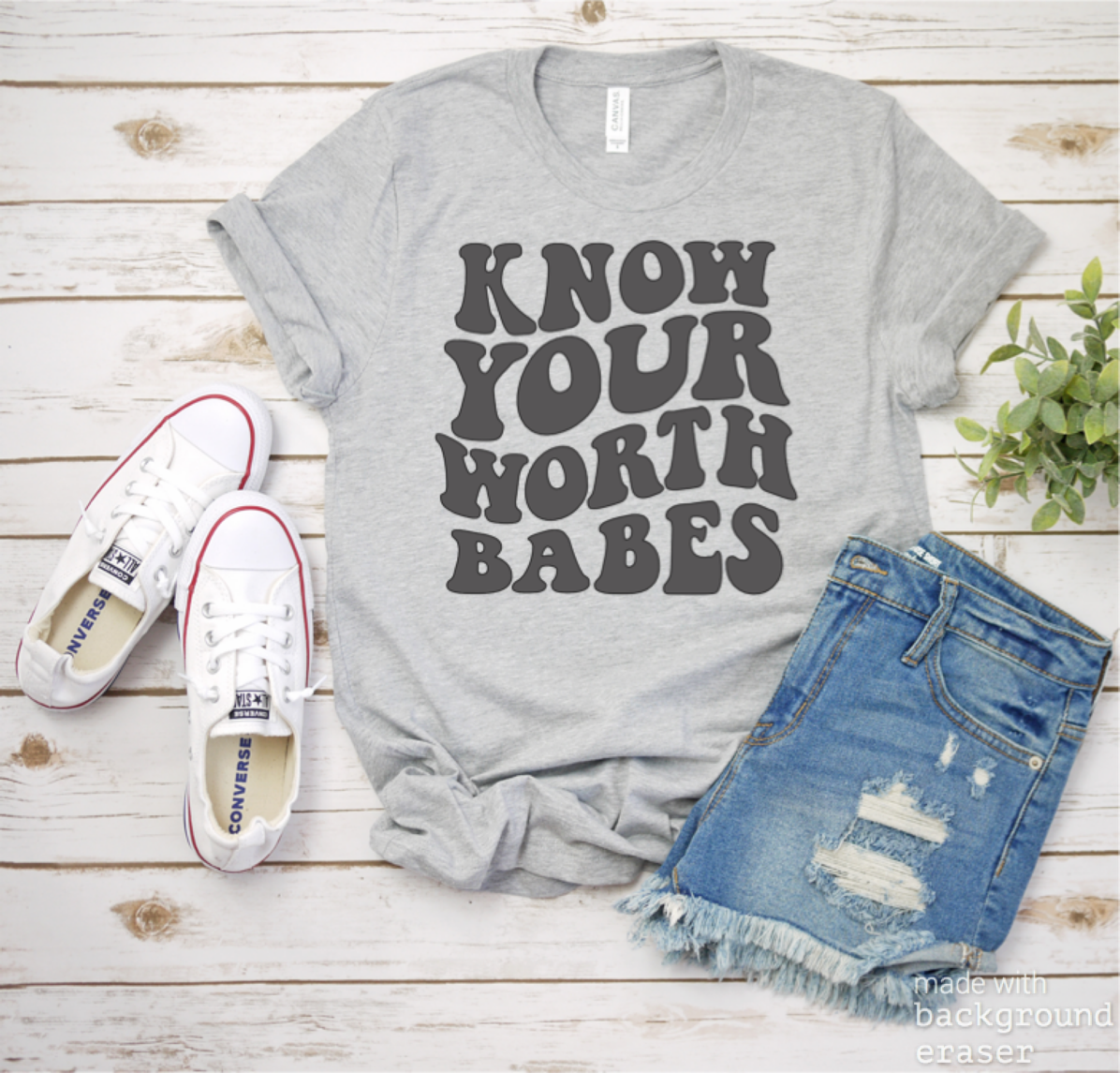 Know Your Worth Babes Tee