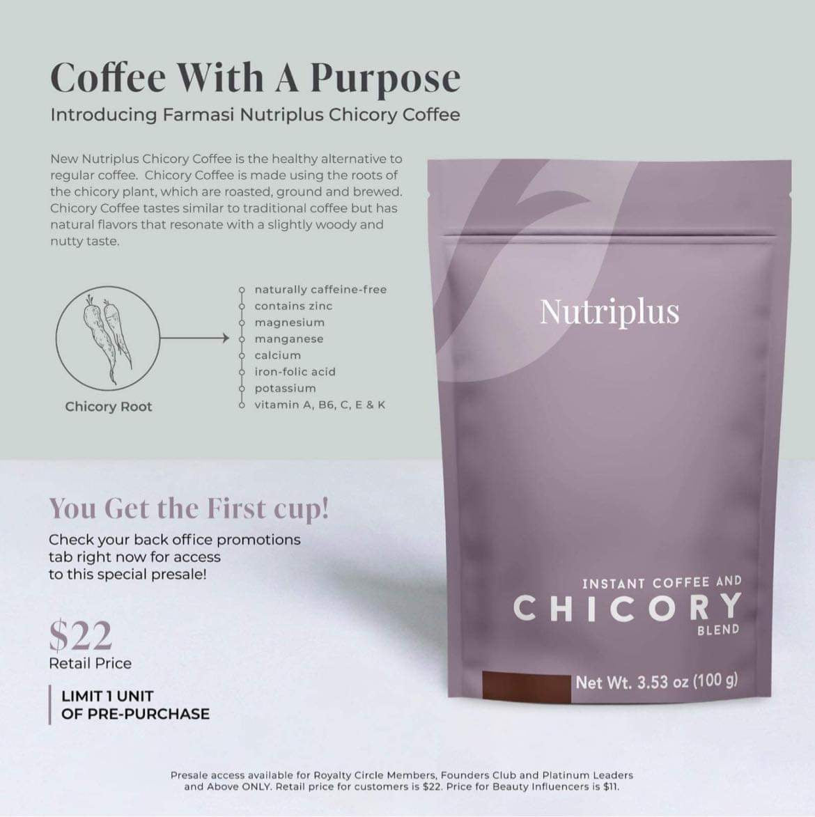 Farmasi Chicory Coffee