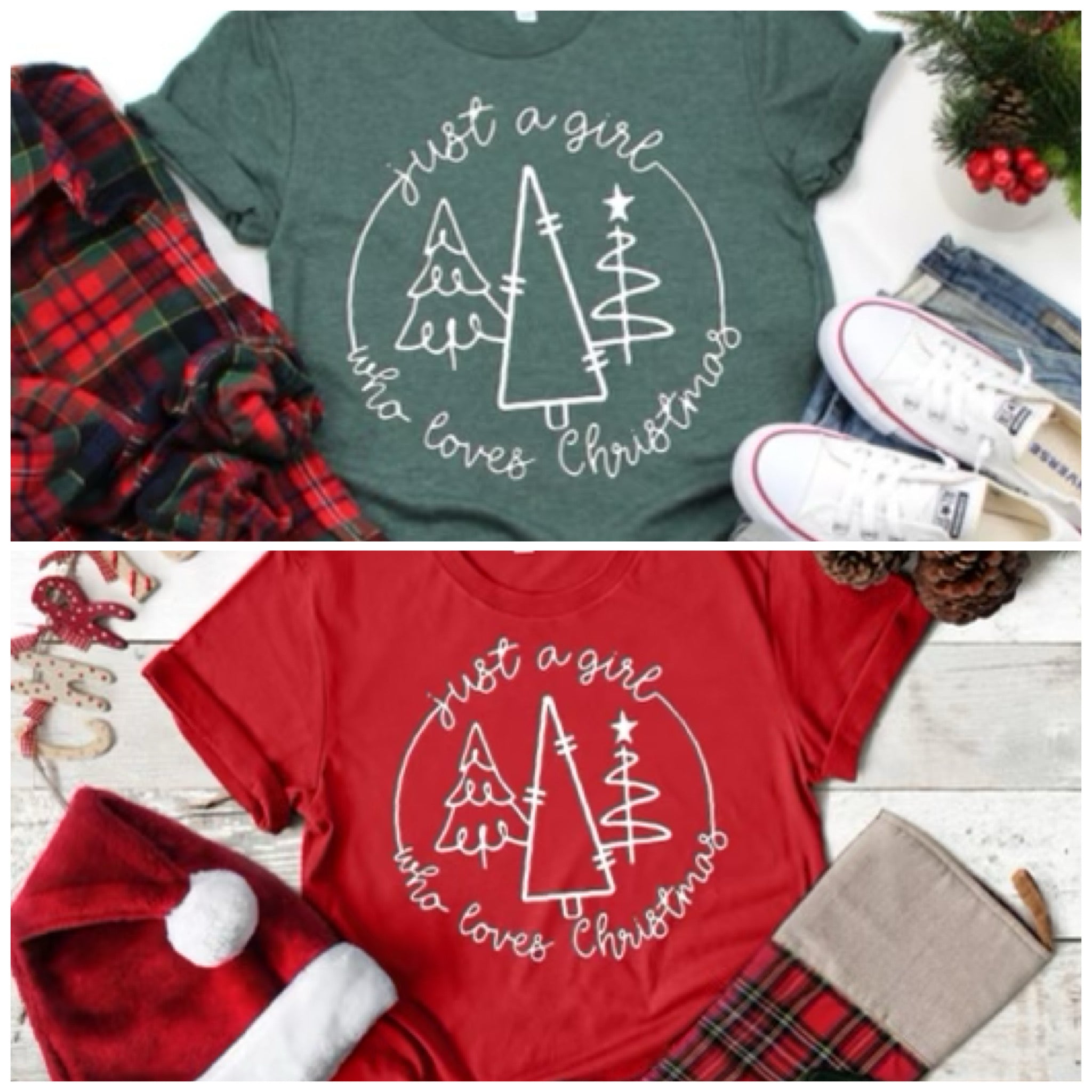 Just a Girl Who Loves Christmas Tee