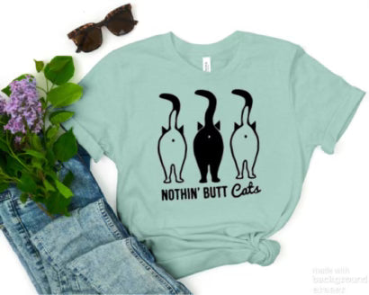 Nothin Butt Cats tee